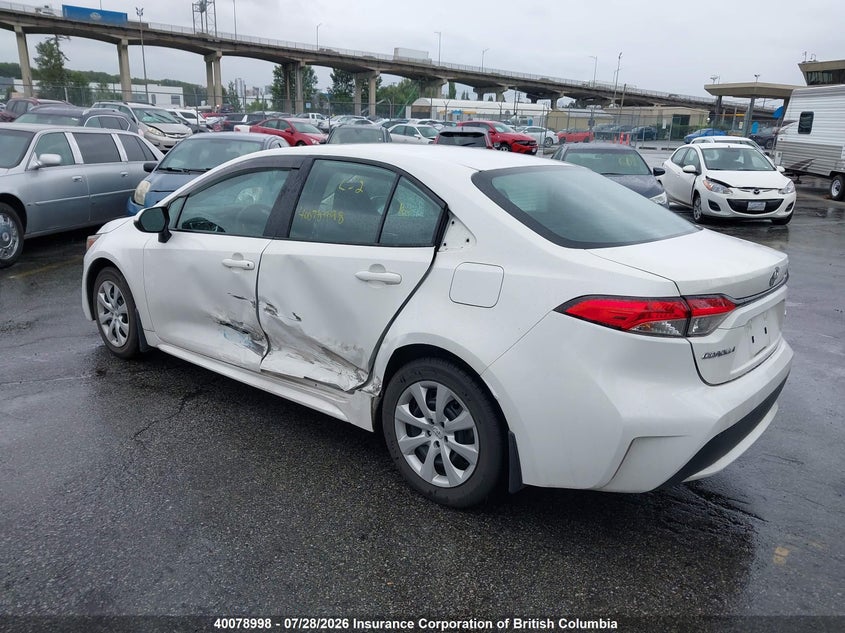 Vin: 5yfbprbe2lp041810, lot: 30095771, toyota corolla le 20203
