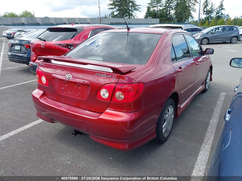2005 TOYOTA COROLLA SEDAN 1.8L I4 FI DOHC 16V F4