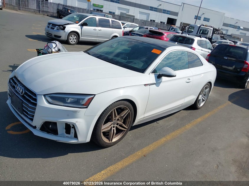 Vin: wauunaf55ja003416, lot: 30095800, audi a5 20182