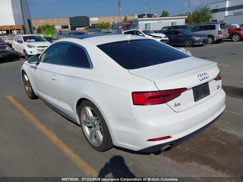Vin: wauunaf55ja003416, lot: 30095800, audi a5 20183