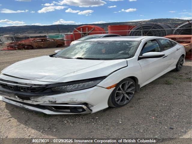 Vin: 2hgfc1f96kh100925, lot: 30095805, honda civic 20192