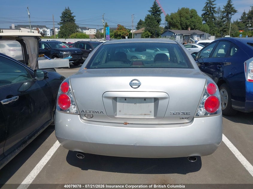 2005 Nissan Altima Se/Sl/Se-R VIN: 1N4BL11E25C163664 Lot: 40079078