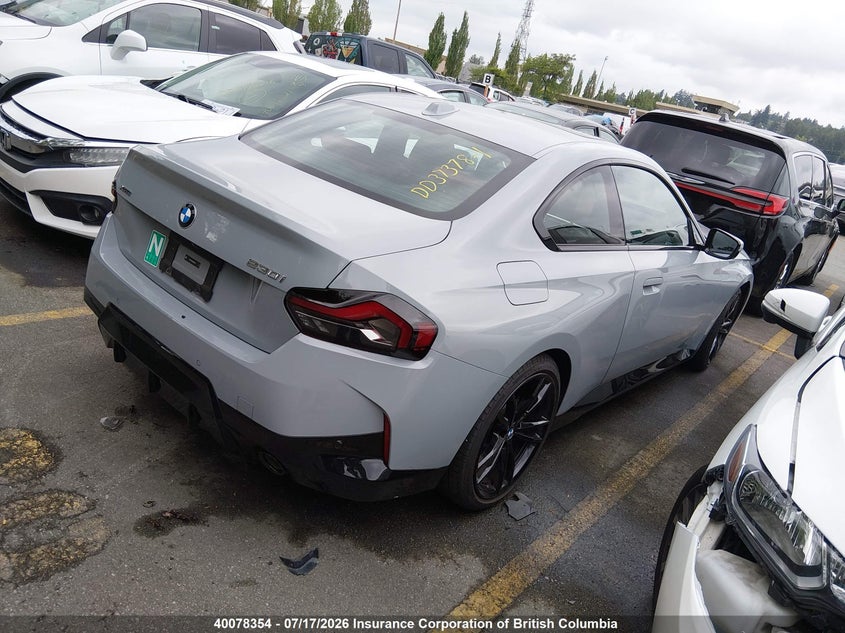 Vin: 3mw33cm00r8e07901, lot: 30095953, bmw 230xi 20244
