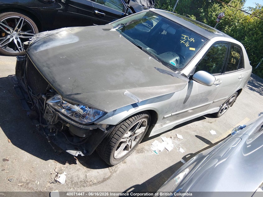 2002 LEXUS IS SEDAN 3.0L I-6 DOHC, VVT, 215HP