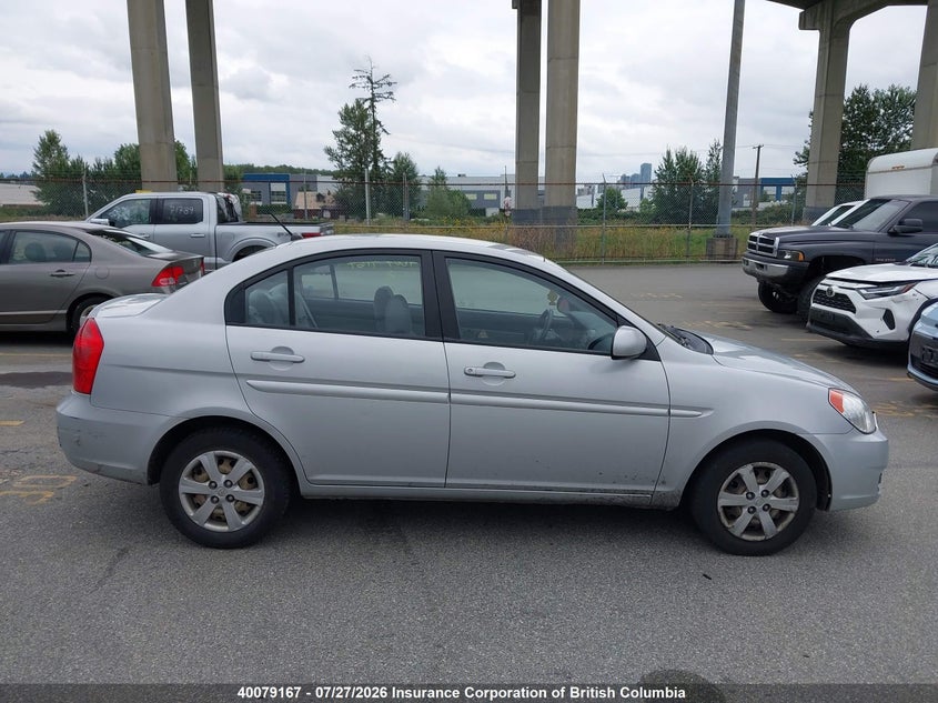 2011 HYUNDAI ACCENT SEDAN 1.6L I-4 DOHC, VVT, 110HP