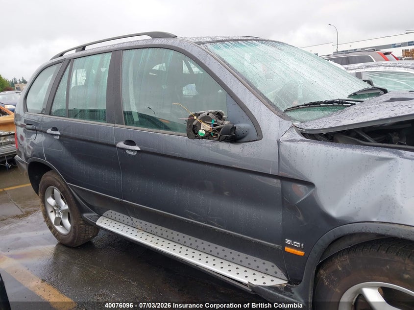 2003 BMW X5 SPORT UTILITY VEHICLE 3.0L I-6 DOHC, VVT, 225HP
