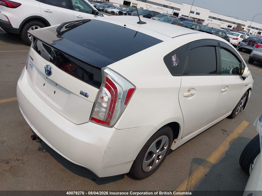 Vin: jtdkn3duxd5569729, lot: 30096098, toyota prius 20134