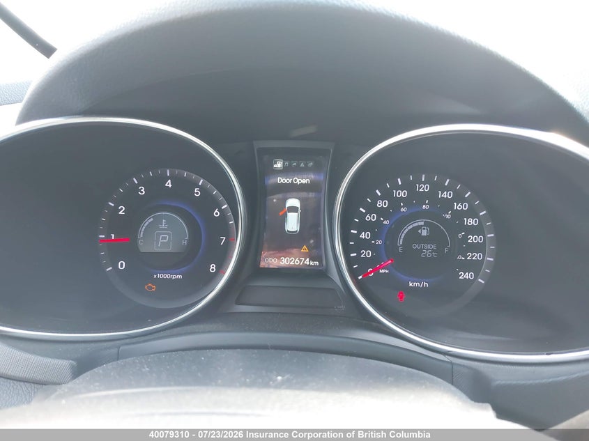 2014 HYUNDAI SANTA FE SPORT UTILITY VEHICLE 2.0L I4 FI DOHC 16V NF4