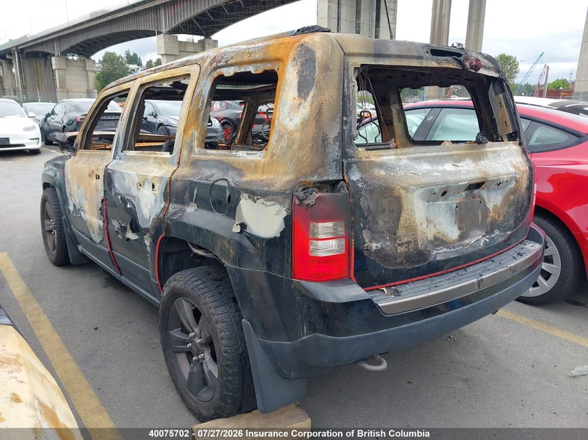 Vin: 1c4njrab8gd752720, lot: 30096224, jeep patriot 20163