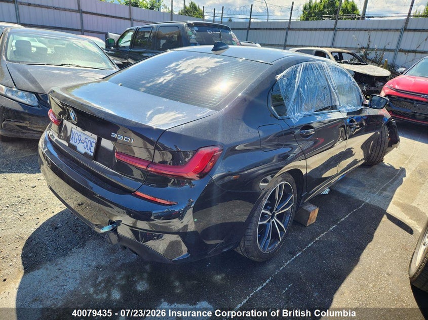Vin: wba5r7c08lfh49923, lot: 30096283, bmw 330i 20202