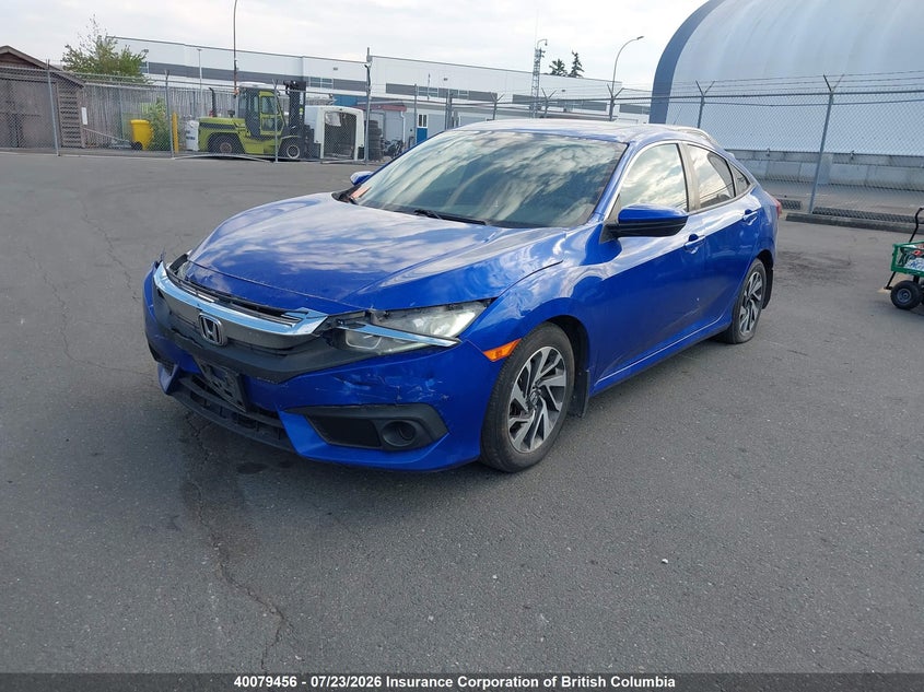 2018 Honda Civic, Front, IAAI, VIN 2HGFC2F8XJH005666 — photo 2