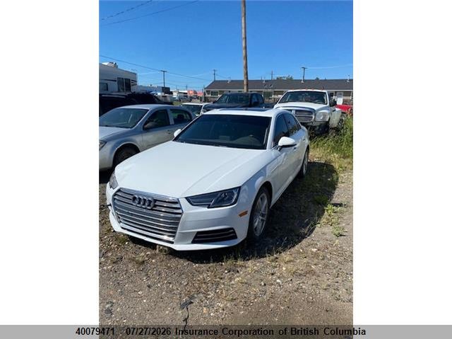 Vin: wauanaf40hn048664, lot: 30096327, audi a4 20172