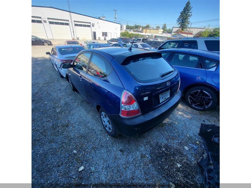 2007 HYUNDAI ACCENT HATCHBACK 1.6L I4 FI DOHC 16V F4