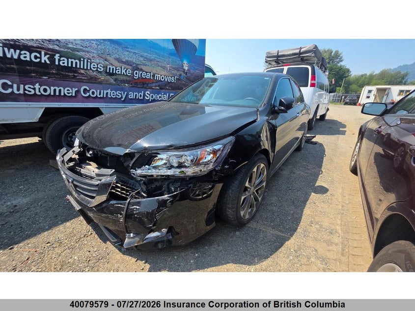 Vin: 1hgcr2f93ea804185, lot: 30096453, honda accord touring 20142
