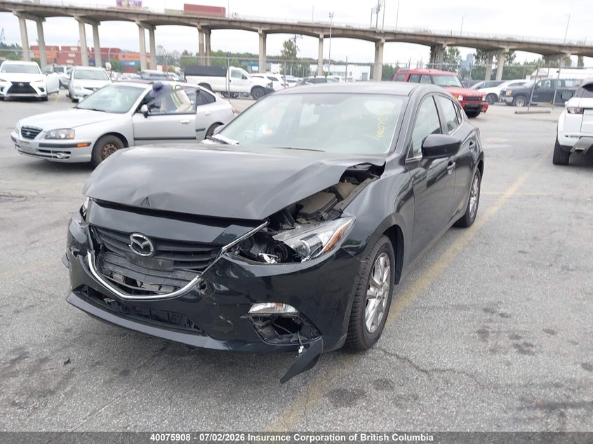 Vin: jm1bm1l71e1105577, lot: 30096568, mazda 3 touring 20142