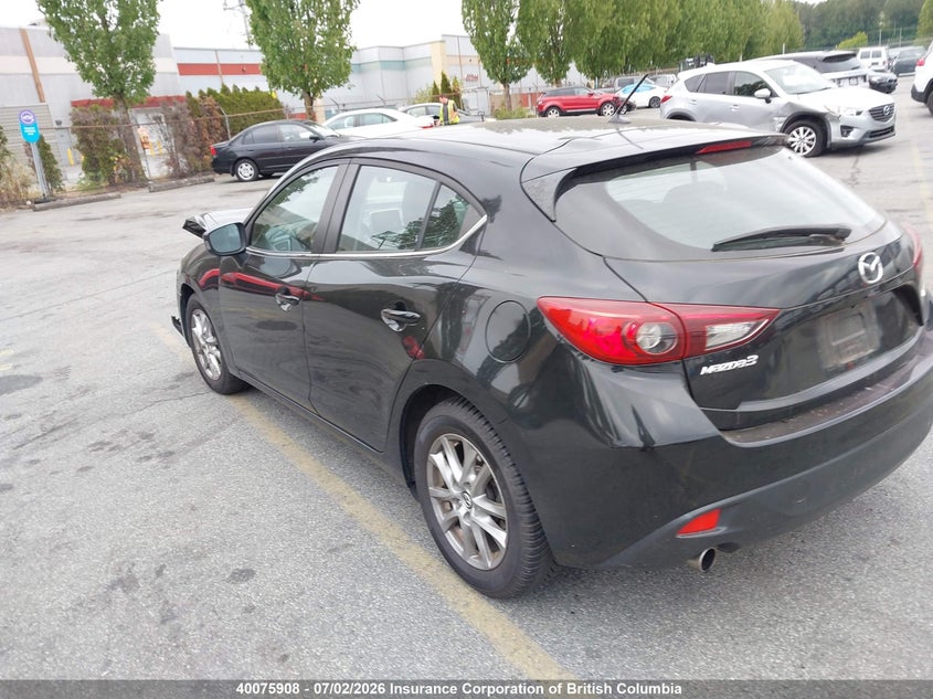 Vin: jm1bm1l71e1105577, lot: 30096568, mazda 3 touring 20143