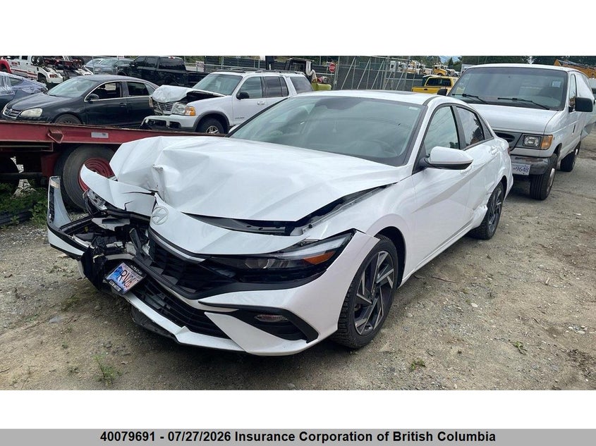 Vin: kmhlm4dg9ru778721, lot: 30096590, hyundai elantra sel 20242