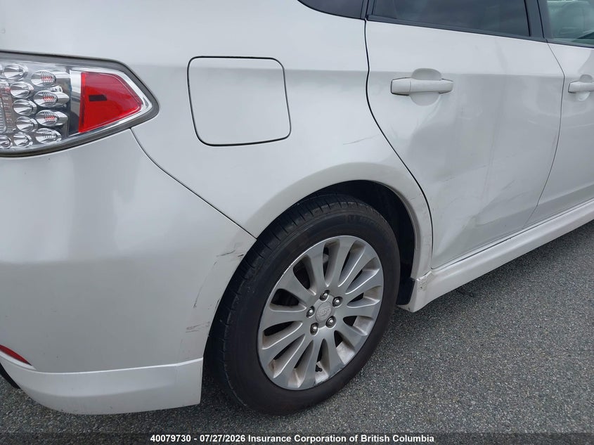 2008 SUBARU IMPREZA HATCHBACK 2.5L H-4 VVT, 170HP