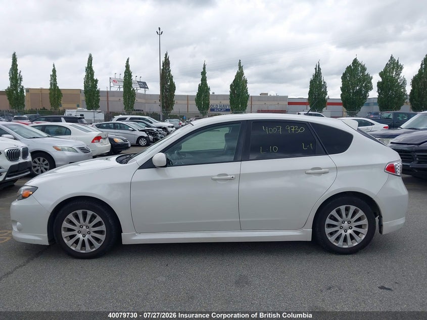 2008 SUBARU IMPREZA HATCHBACK 2.5L H-4 VVT, 170HP