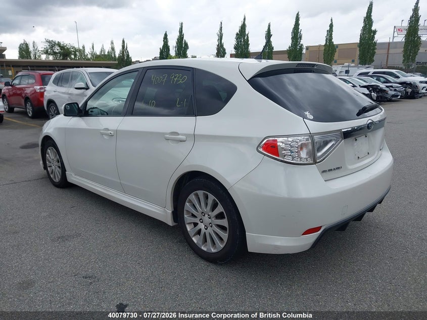 2008 SUBARU IMPREZA HATCHBACK 2.5L H-4 VVT, 170HP