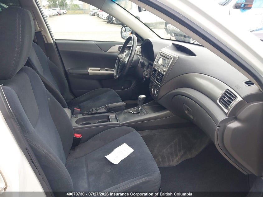 2008 SUBARU IMPREZA HATCHBACK 2.5L H-4 VVT, 170HP