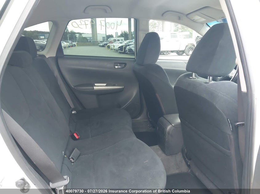 2008 SUBARU IMPREZA HATCHBACK 2.5L H-4 VVT, 170HP