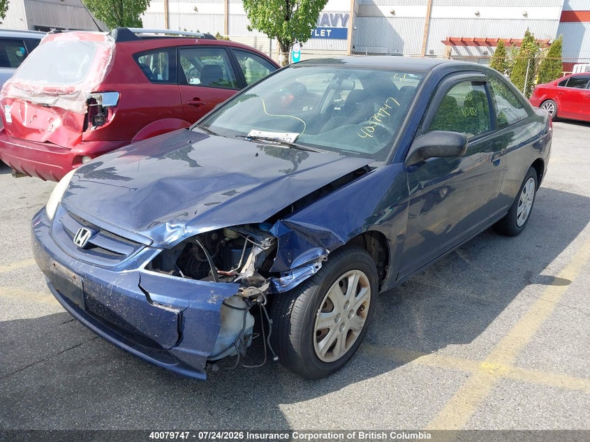 2003 Honda Civic, Left Front, IAAI, VIN 1HGEM22593L811802 — photo 2