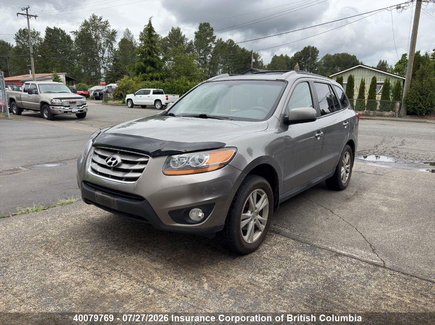 Vin: 5xyzhdag2bg082345, lot: 30096681, hyundai santa fe se 20112