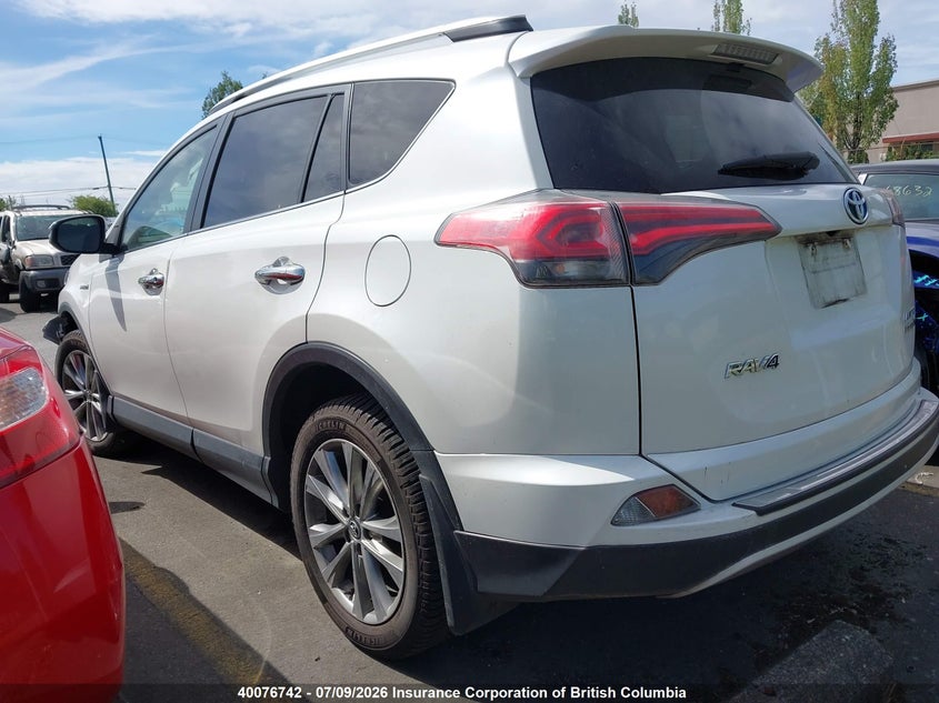 Vin: jtmdjrev5gd044344, lot: 30096692, toyota rav4 hv limited 20163