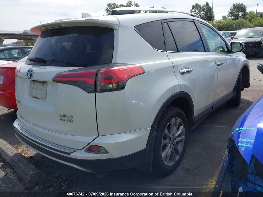 Vin: jtmdjrev5gd044344, lot: 30096692, toyota rav4 hv limited 20164