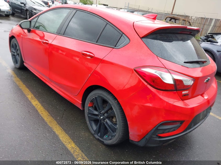 Vin: 3g1be6sm3js651672, lot: 30096718, chevrolet cruze lt 20183