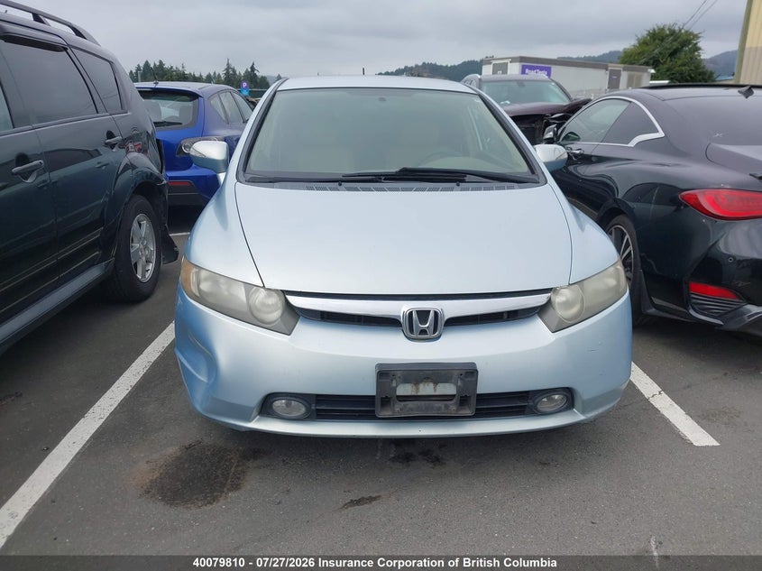 2007 HONDA CIVIC SEDAN 1.3L I4 FI SOHC 8V F