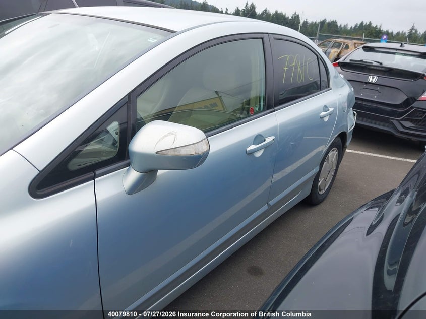 2007 HONDA CIVIC SEDAN 1.3L I4 FI SOHC 8V F