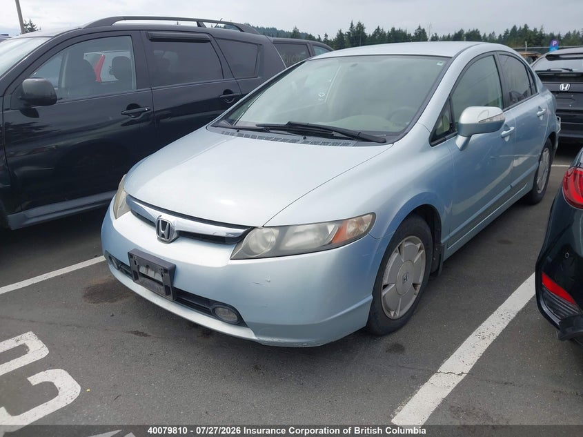 2007 HONDA CIVIC SEDAN 1.3L I4 FI SOHC 8V F