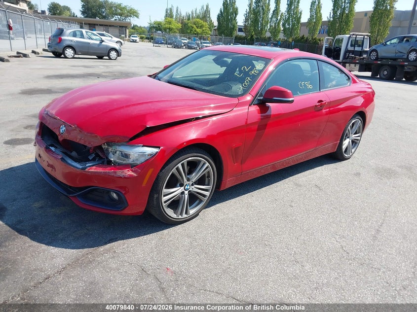 Vin: wba3n5c54fk198255, lot: 30096761, bmw 428i 20152