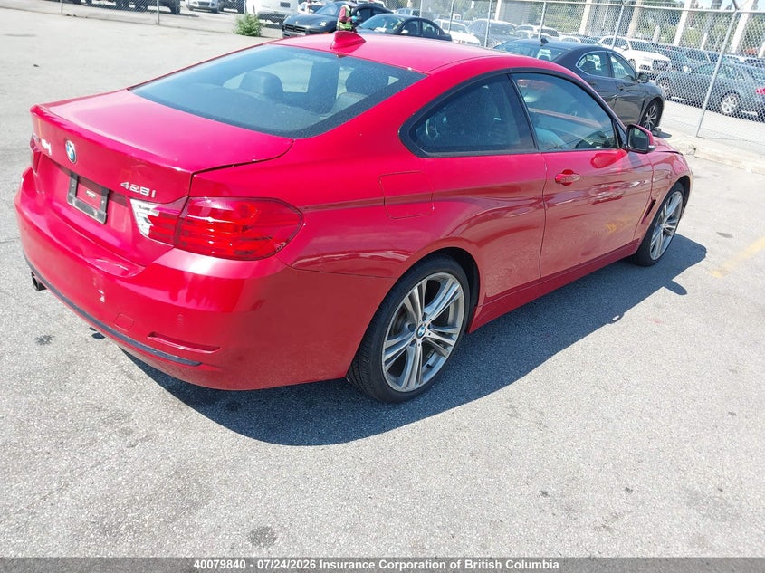 Vin: wba3n5c54fk198255, lot: 30096761, bmw 428i 20154