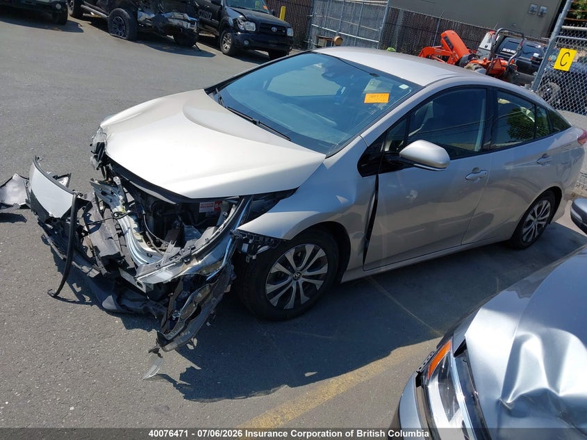 Vin: jtdkarfp8l3160290, lot: 30096776, toyota prius prime le/xle/limited 20202