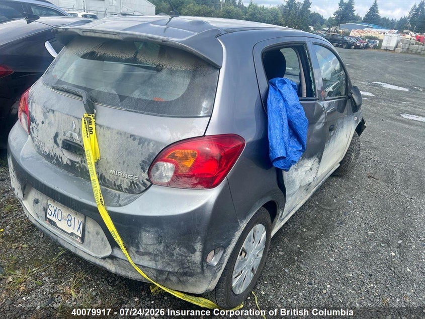Vin: ml32a3hj9fh058688, lot: 30096847, mitsubishi mirage de 20154