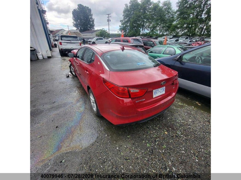 Vin: knagm4a70e5496852, lot: 30096882, kia optima lx 20143