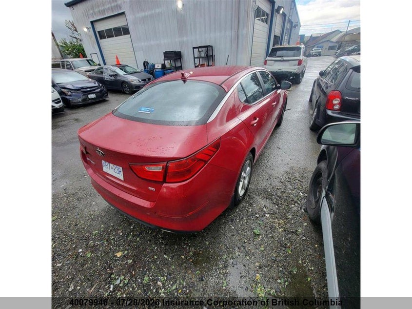 Vin: knagm4a70e5496852, lot: 30096882, kia optima lx 20144