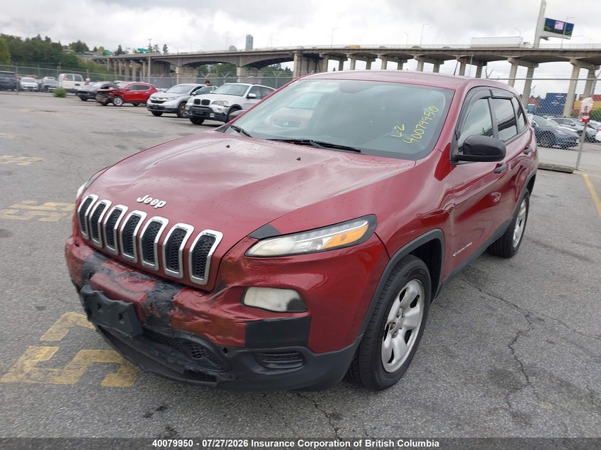 Vin: 1c4pjlab7ew322653, lot: 30096886, jeep cherokee sport 20142