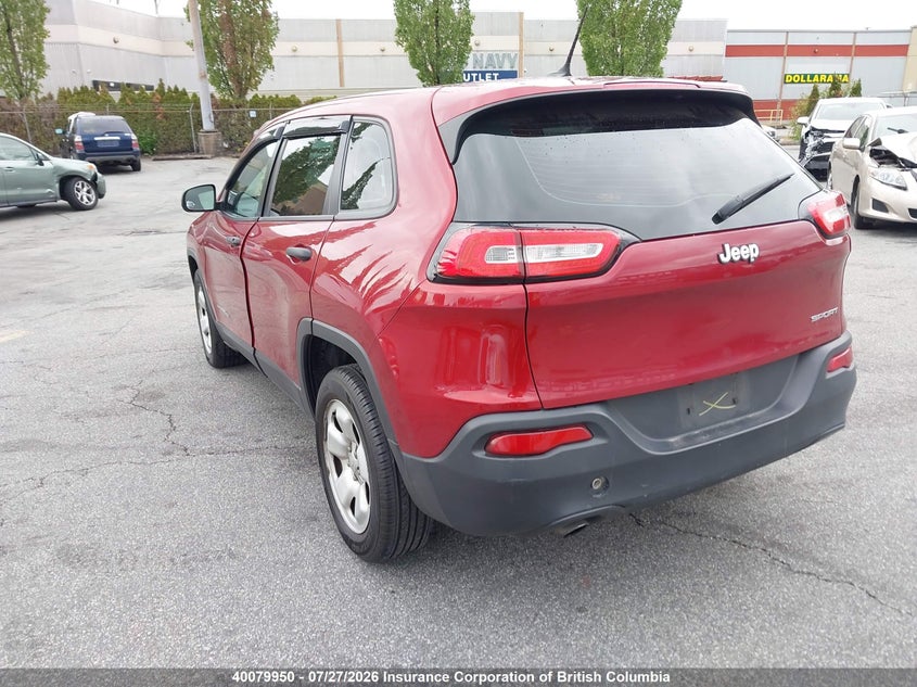 Vin: 1c4pjlab7ew322653, lot: 30096886, jeep cherokee sport 20143