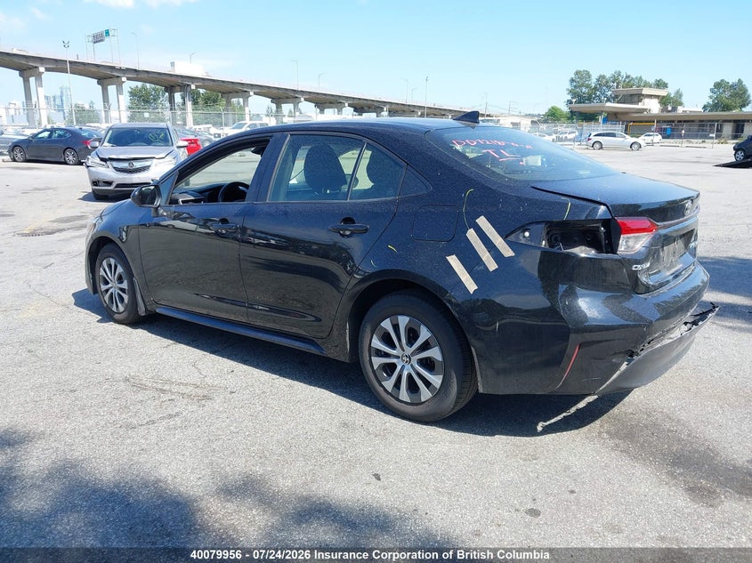 Vin: jtdbcmfexpj002630, lot: 30096892, toyota corolla hybrid le 20233