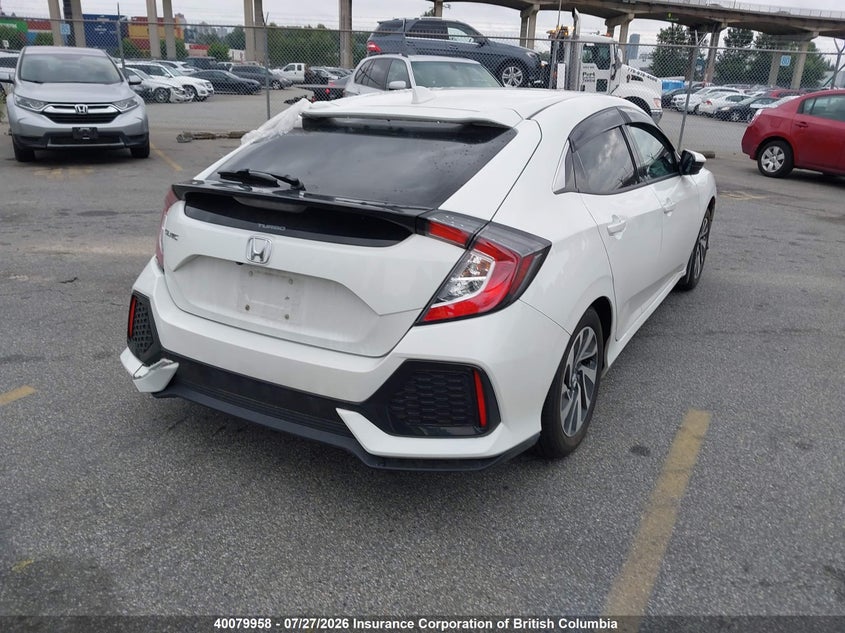 Vin: shhfk7h23ju307473, lot: 30096894, honda civic 20184