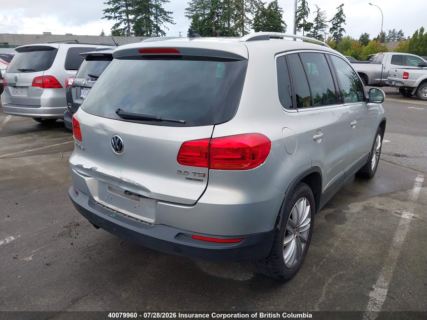 Vin: wvgbv7ax3cw584275, lot: 30096896, volkswagen tiguan s/se/sel 20124