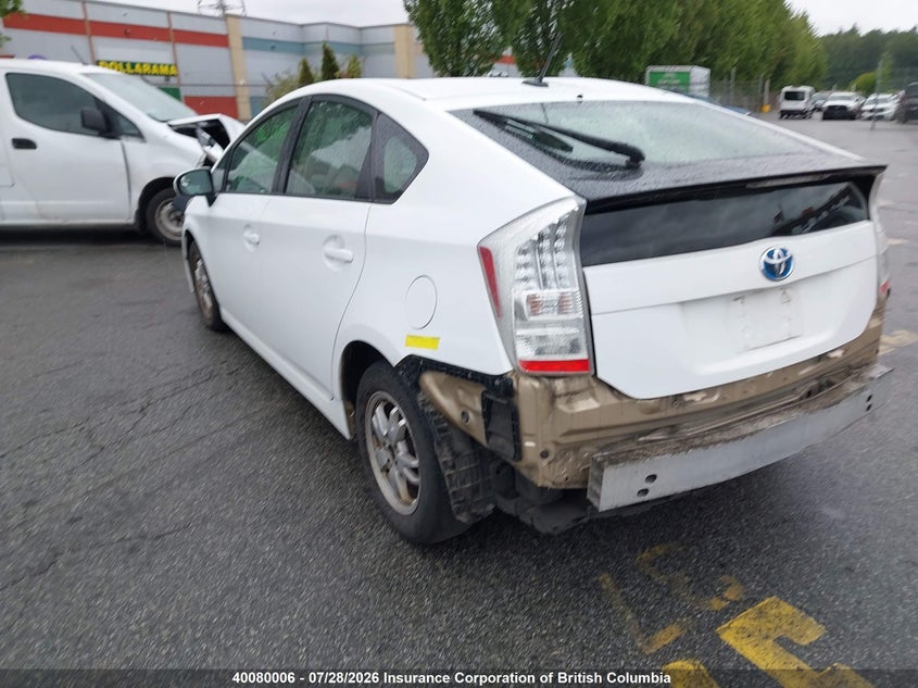 Vin: jtdkn3duxa0057994, lot: 30096945, toyota prius 20103