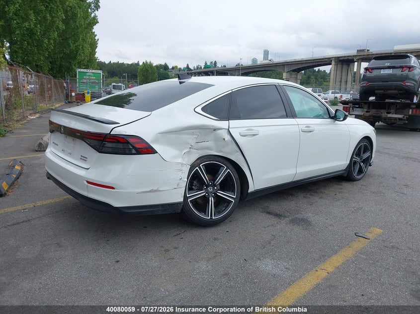 Vin: 1hgcy2f57ra801876, lot: 30097012, honda accord hybrid sport 20244