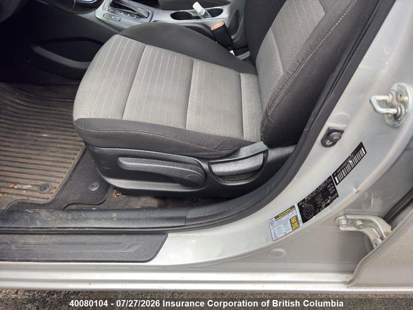 2015 KIA FORTE SEDAN 1.8L I4 FI DOHC 16V NF4