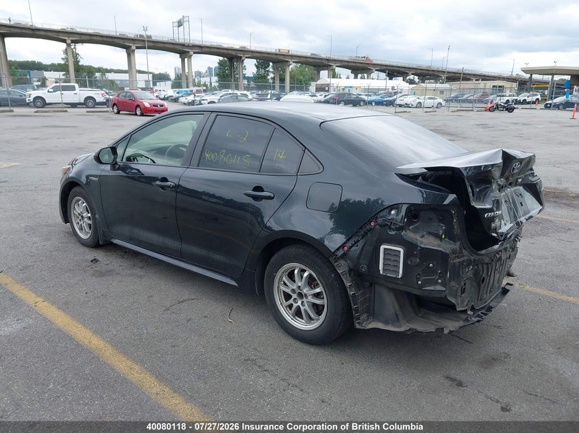Vin: jtdbbrbe6lj009641, lot: 30097084, toyota corolla le 20203