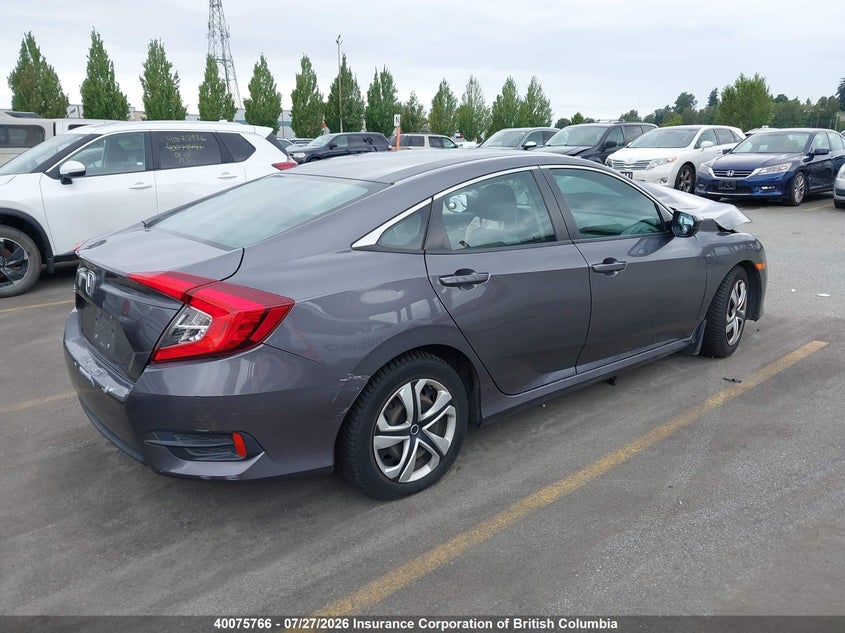 Vin: 2hgfc2f54gh006973, lot: 30097106, honda civic lx 20164